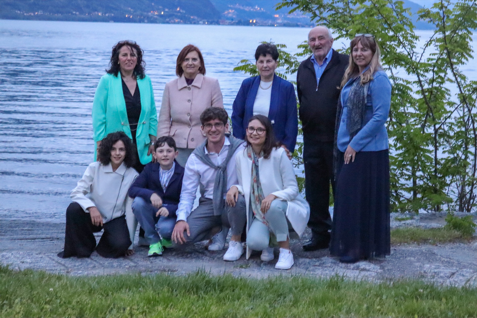 La famiglia proprietaria del Residence Celeste